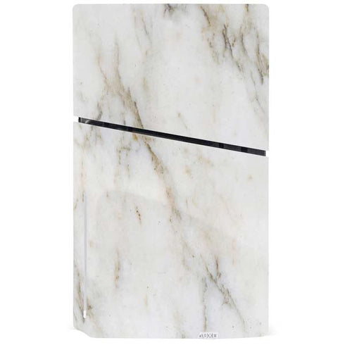 Ivory Taupe PS5 Slim Disk Console Skin