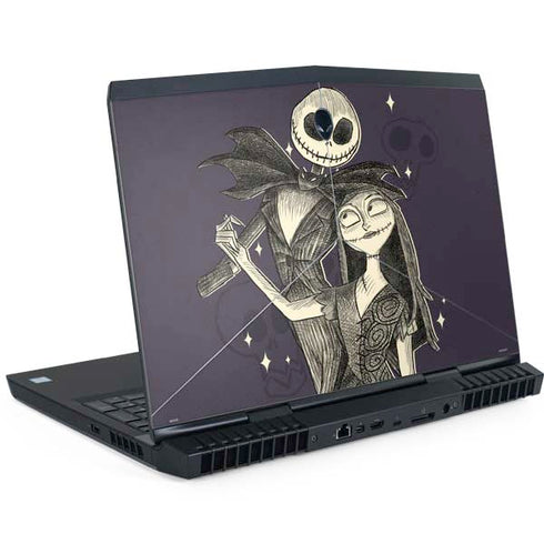 Disney The Nightmare Before Christmas Jack and Sally Art Dell Alienware Skin