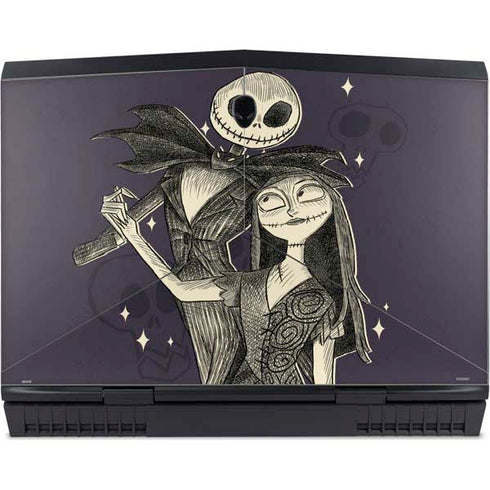 Disney The Nightmare Before Christmas Jack and Sally Art Dell Alienware Skin