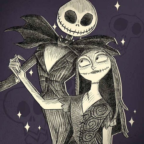 Disney The Nightmare Before Christmas Jack and Sally Art Dell Alienware Skin