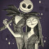 Disney The Nightmare Before Christmas Jack and Sally Art Dell Alienware Skin