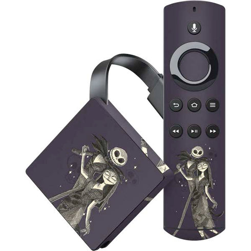 Disney The Nightmare Before Christmas Jack and Sally Art Amazon Fire TV Skin
