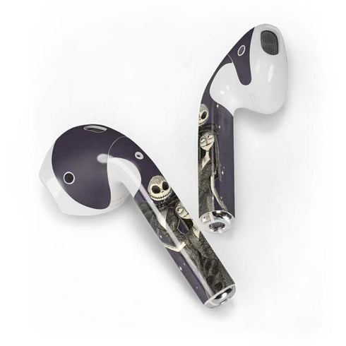 Disney The Nightmare Before Christmas Jack and Sally Art Apple AirPods 2 Skin