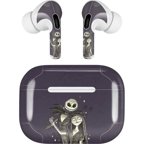 Disney The Nightmare Before Christmas Jack and Sally Art Apple AirPods Pro Skin