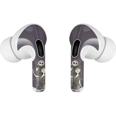 Disney The Nightmare Before Christmas Jack and Sally Art Apple AirPods Pro Skin