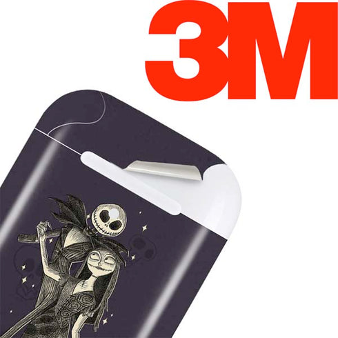 Disney The Nightmare Before Christmas Jack and Sally Art Apple AirPods Skin