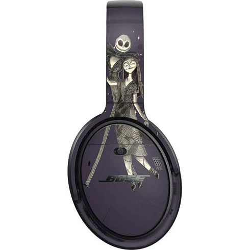Disney The Nightmare Before Christmas Jack and Sally Art Bose QuietComfort 35 Headphones Skin