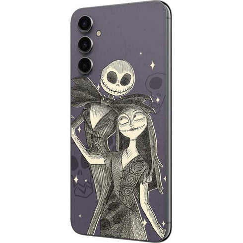 Disney The Nightmare Before Christmas Jack and Sally Art Galaxy A14 5G Skin