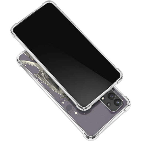Disney The Nightmare Before Christmas Jack and Sally Art Galaxy A32 5G Clear Case