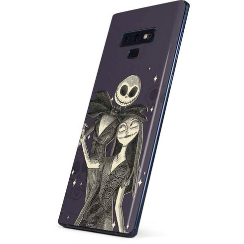 Disney The Nightmare Before Christmas Jack and Sally Art Galaxy Note 9 Skin