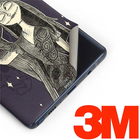 Disney The Nightmare Before Christmas Jack and Sally Art Galaxy Note 9 Skin