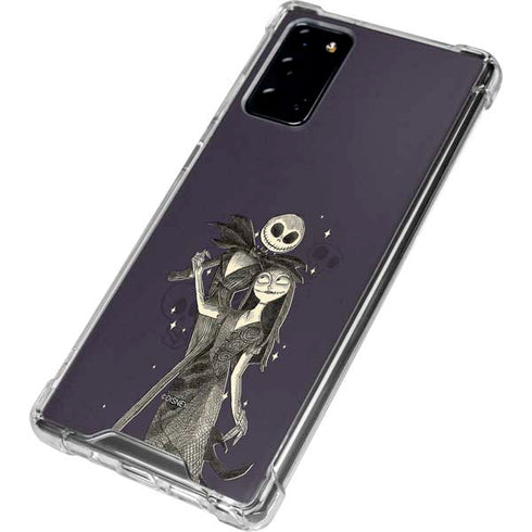 Disney The Nightmare Before Christmas Jack and Sally Art Galaxy Note20 5G Clear Case