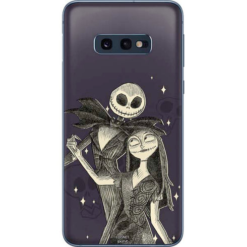 Disney The Nightmare Before Christmas Jack and Sally Art Galaxy S10e Skin