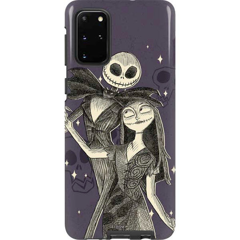 Disney The Nightmare Before Christmas Jack and Sally Art Galaxy S20 Plus Pro Case