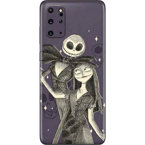 Disney The Nightmare Before Christmas Jack and Sally Art Galaxy S20 Plus Skin