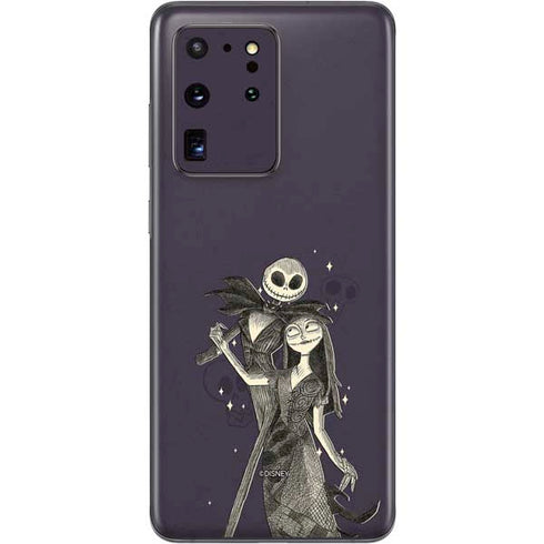 Disney The Nightmare Before Christmas Jack and Sally Art Galaxy S20 Ultra 5G Skin
