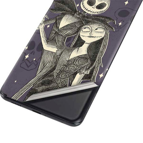 Disney The Nightmare Before Christmas Jack and Sally Art Galaxy S21 5G Skin