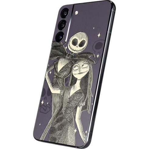 Disney The Nightmare Before Christmas Jack and Sally Art Galaxy S22 Plus Skin