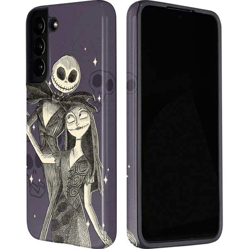 Disney The Nightmare Before Christmas Jack and Sally Art Galaxy S22 Pro Case