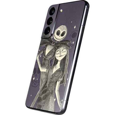 Disney The Nightmare Before Christmas Jack and Sally Art Galaxy S22 Skin