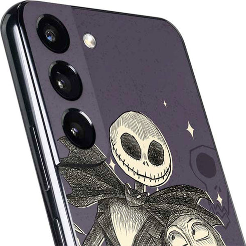 Disney The Nightmare Before Christmas Jack and Sally Art Galaxy S22 Skin
