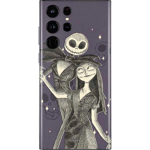 Disney The Nightmare Before Christmas Jack and Sally Art Galaxy S22 Ultra Skin