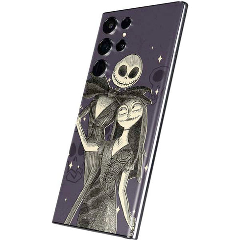 Disney The Nightmare Before Christmas Jack and Sally Art Galaxy S22 Ultra Skin