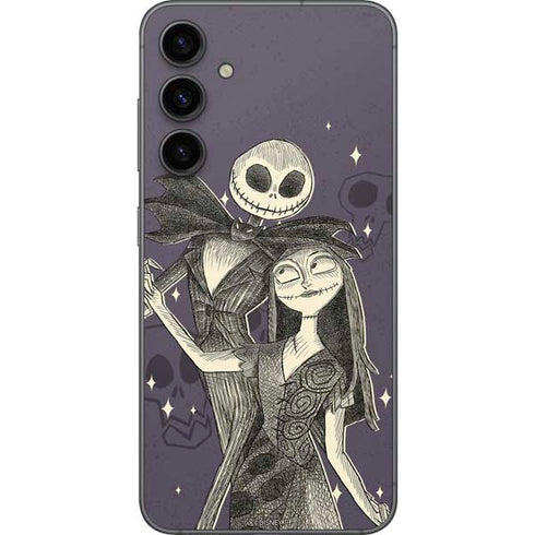 Disney The Nightmare Before Christmas Jack and Sally Art Galaxy S23 FE Skin