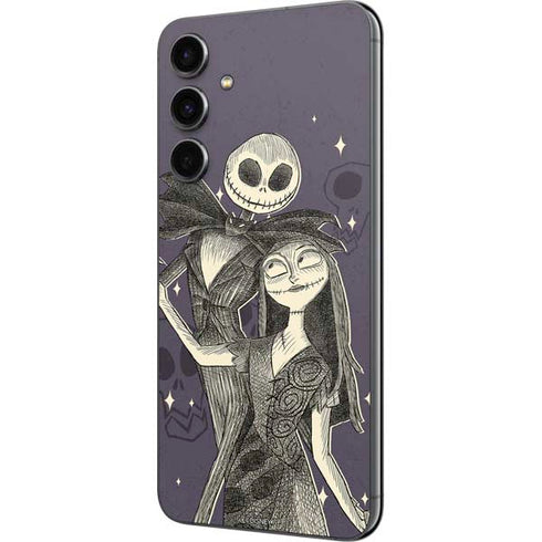Disney The Nightmare Before Christmas Jack and Sally Art Galaxy S23 FE Skin