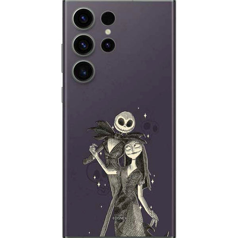 Disney The Nightmare Before Christmas Jack and Sally Art Galaxy S23 Ultra Skin