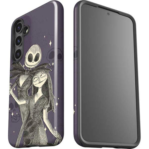Disney The Nightmare Before Christmas Jack and Sally Art Galaxy S24 Impact Case