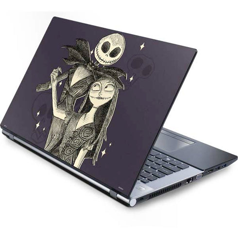 Disney The Nightmare Before Christmas Jack and Sally Art Generic Laptop Skin