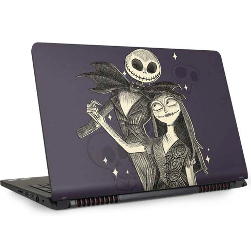 Disney The Nightmare Before Christmas Jack and Sally Art Dell Inspiron Skin