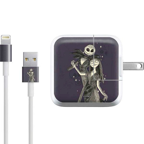 Disney The Nightmare Before Christmas Jack and Sally Art iPad Charger (10W USB) Skin