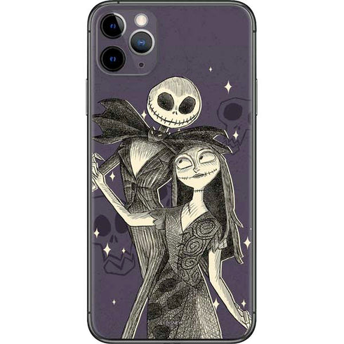 Disney The Nightmare Before Christmas Jack and Sally Art iPhone 11 Pro Max Skin
