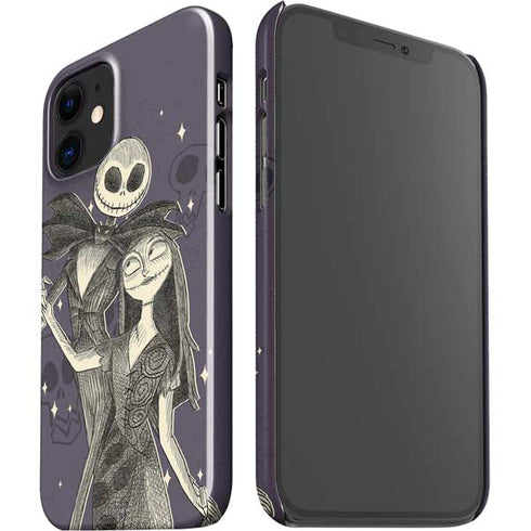Disney The Nightmare Before Christmas Jack and Sally Art iPhone 12 Mini Lite Case