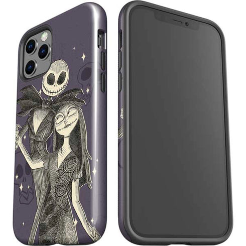 Disney The Nightmare Before Christmas Jack and Sally Art iPhone 12 Pro Impact Case