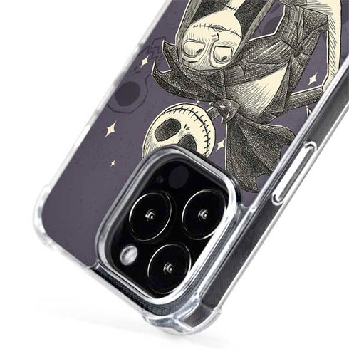 Disney The Nightmare Before Christmas Jack and Sally Art iPhone 14 Pro Max MagSafe Case