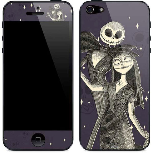 Disney The Nightmare Before Christmas Jack and Sally Art iPhone 5/5s/5SE Skin