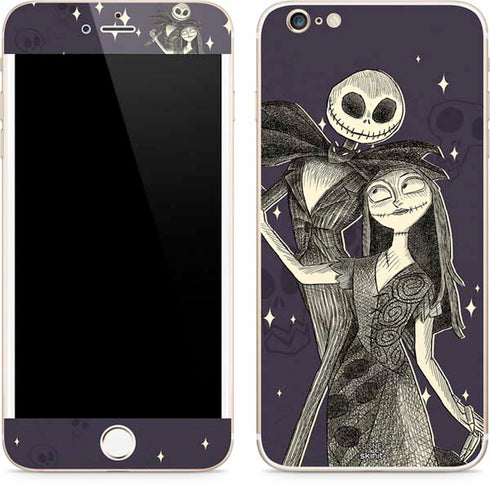 Disney The Nightmare Before Christmas Jack and Sally Art iPhone 6/6s Plus Skin