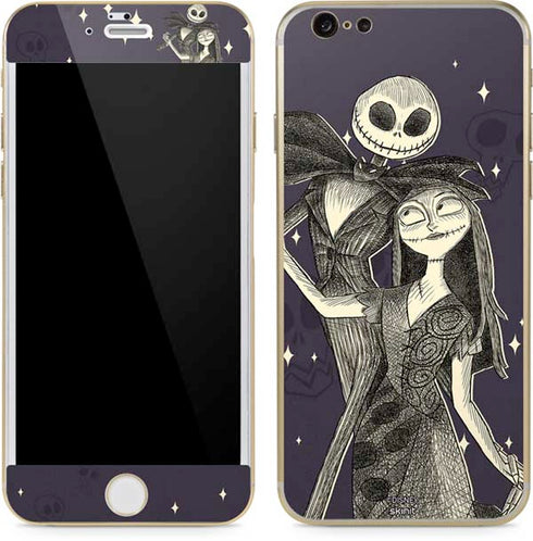 Disney The Nightmare Before Christmas Jack and Sally Art iPhone 6/6s Skin