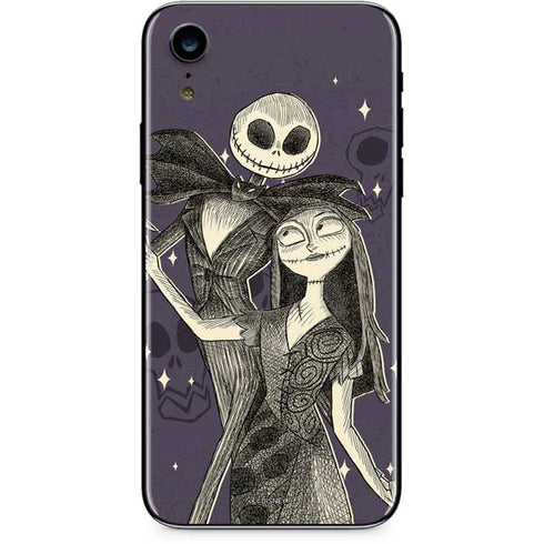 Disney The Nightmare Before Christmas Jack and Sally Art iPhone XR Skin