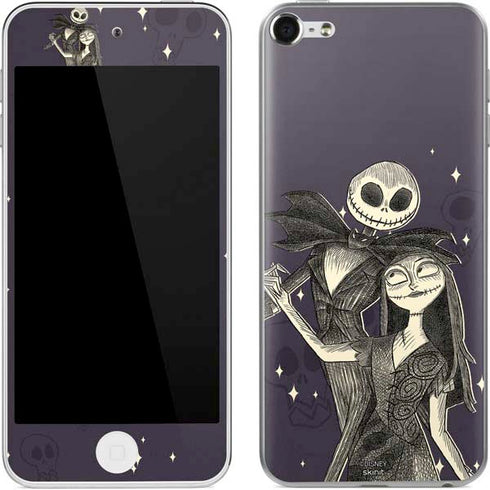 Disney The Nightmare Before Christmas Jack and Sally Art Apple iPod Skin