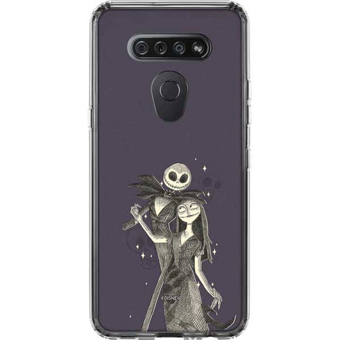 Disney The Nightmare Before Christmas Jack and Sally Art LG K51/Q51 Clear Case