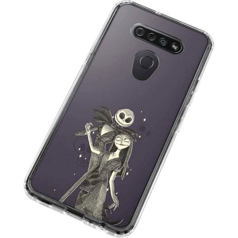 Disney The Nightmare Before Christmas Jack and Sally Art LG K51/Q51 Clear Case