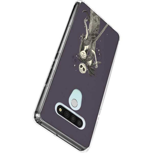 Disney The Nightmare Before Christmas Jack and Sally Art LG Stylo 6 Clear Case