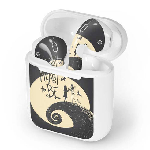 Disney The Nightmare Before Christmas Jack and Sally Meant to Be Apple AirPods Skin