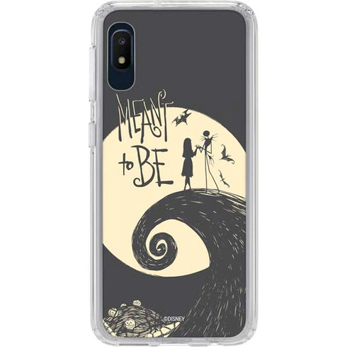 Disney The Nightmare Before Christmas Jack and Sally Meant to Be Galaxy A10e Clear Case