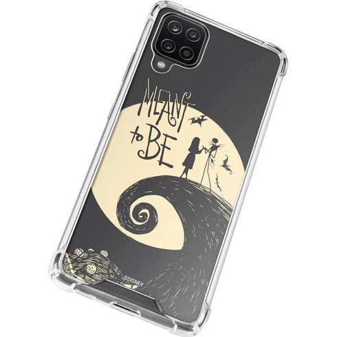 Disney The Nightmare Before Christmas Jack and Sally Meant to Be Galaxy A12 Clear Case