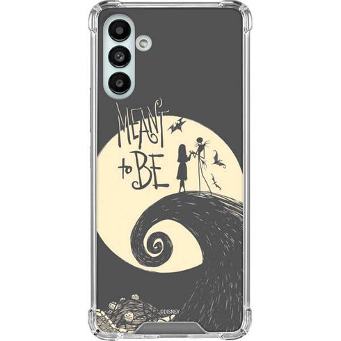 Disney The Nightmare Before Christmas Jack and Sally Meant to Be Galaxy A13 5G Clear Case